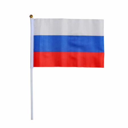 Флаг 14 х 21 см, на палке, (12 шт/уп), AR-10149С