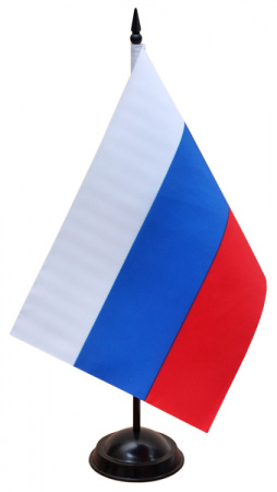 Флаг с гербом на подставке, (12 шт/уп), AR-10157