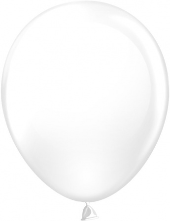 Шар (10"25 см) Белый , пастель , 100 шт, 910001