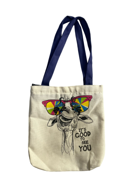 Сумка-шоппер , хлопок M , 25х30 см , дизайн в ассортименте, 001-Д