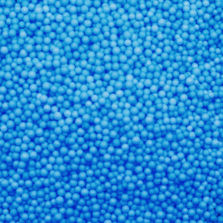Шарики пенопласт Синий 2-4 мм., 10 гр, 6521333 